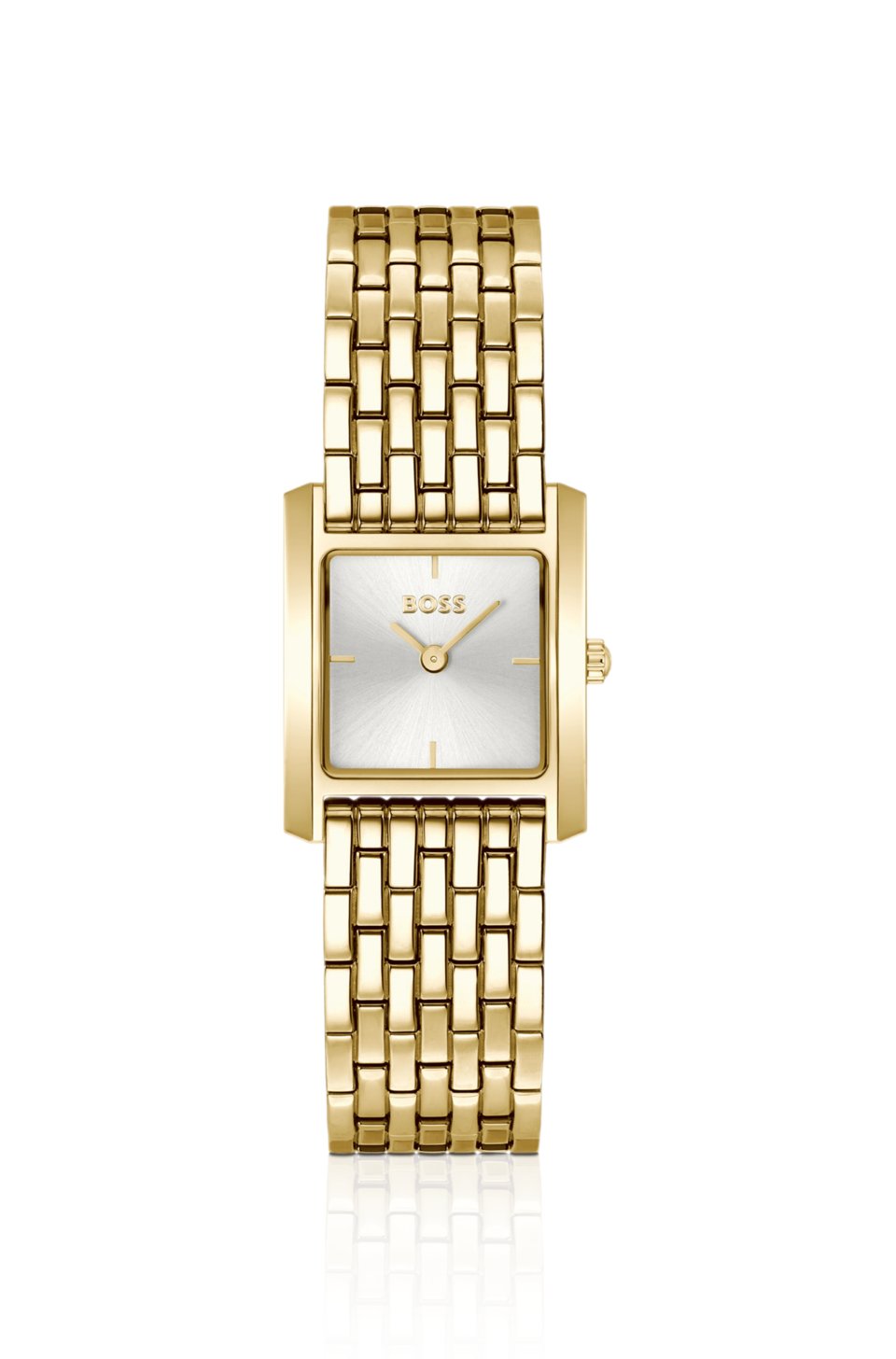 LUCY SCALA Gold-tone watch with square case
