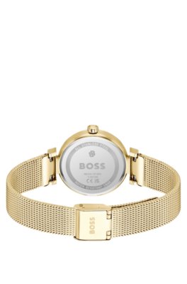 Boss Rosehill gold-tone watch with green dial analoga klockor dam – bild 2