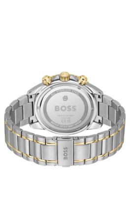 Boss Sealiner two-tone chronograph watch with green dial analoga klockor herr – bild 2