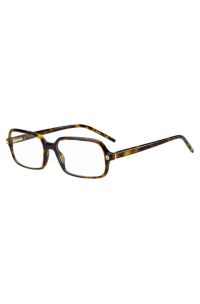 Havana-acetate sunglasses with Double B monograms, Brown Patterned