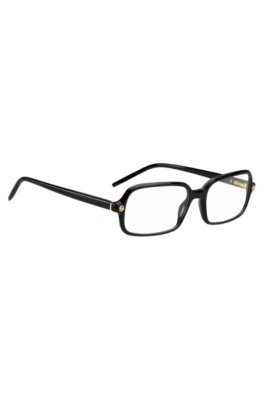 Boss Black-acetate optical frames with rose-gold-tone trims övrigt dam – bild 3