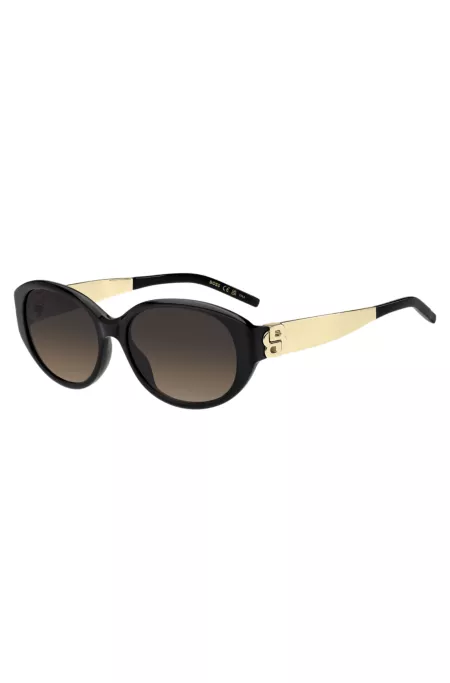 Two-tone sunglasses with Double B monograms