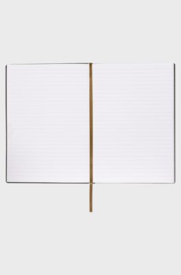 Black A5 notebook with Double B monogram, Black