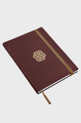 Burgundy A5 notebook with Double B monogram, Dark Red