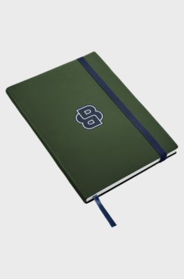 Green A5 notebook with Double B monogram, Dark Green