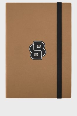 Camel A5 notebook with Double B monogram, Brown