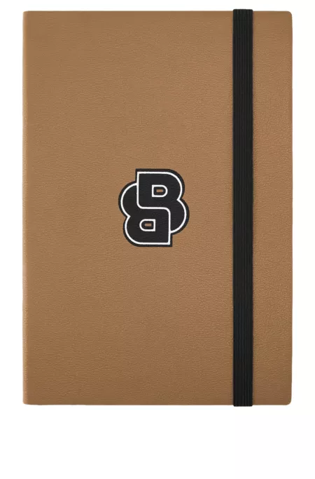 Camel A5 notebook with Double B monogram