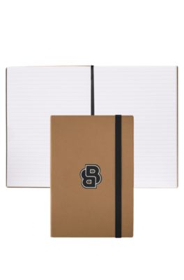 Camel A5 notebook with Double B monogram, Brown