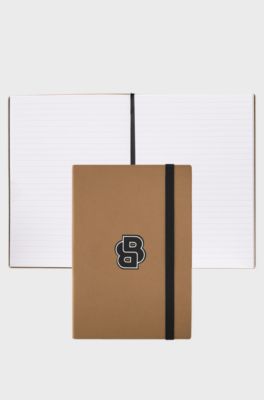 Camel A5 notebook with Double B monogram, Brown