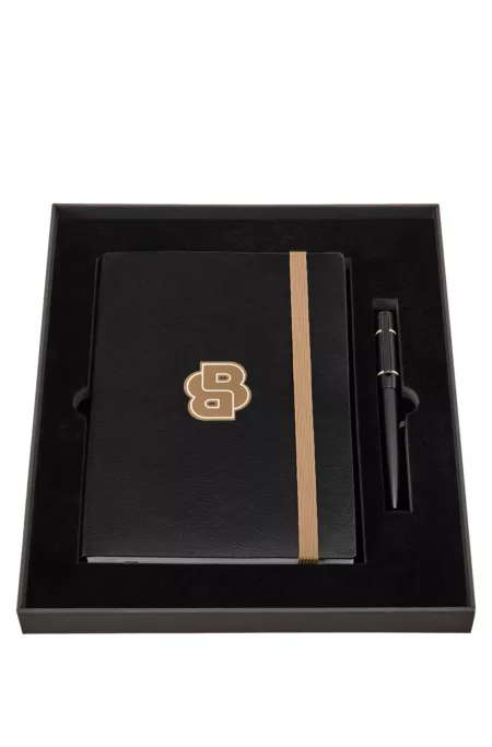 A5 notebook and ballpoint pen gift set
