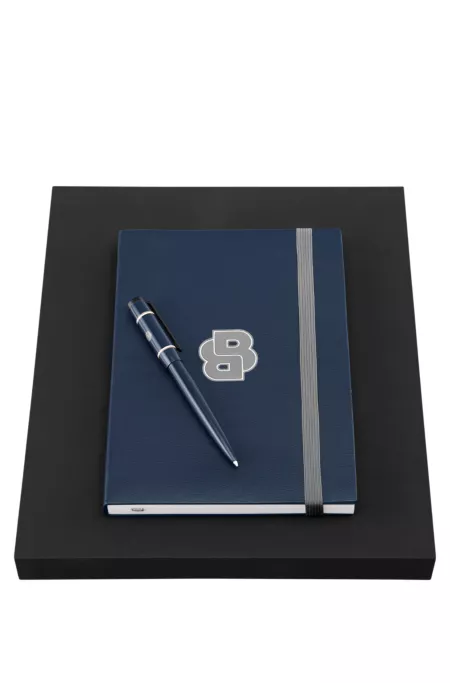Coordinated notebook and ballpoint pen set
