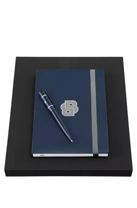 Coordinated notebook and ballpoint pen set