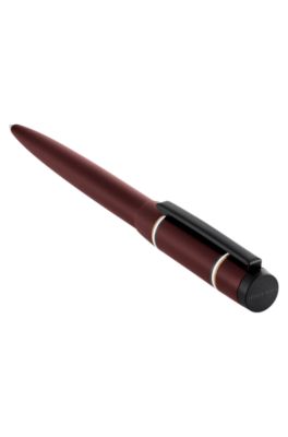 Rive varsity pen with Double B logo, Dark Red