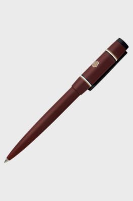 Rive varsity pen with Double B logo, Dark Red
