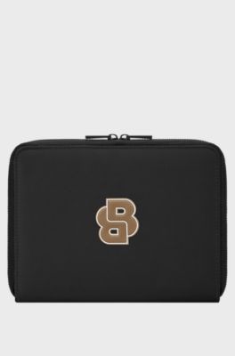 Black A5 conference folder with Double B patch, Black