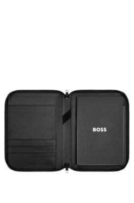 Boss Cut-out logo A5 folder with mesh detailing plånböcker dam – bild 4