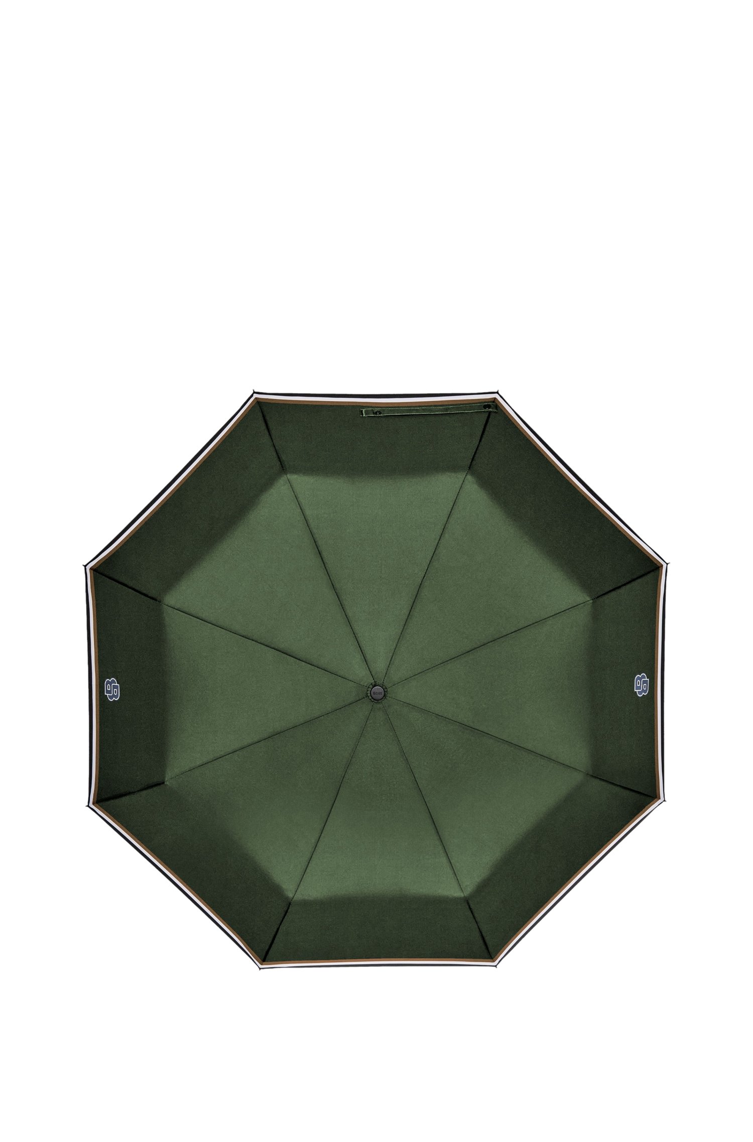 Boss pocket umbrella with Double B and signature stripes paraplyer & tech herr – bild 3