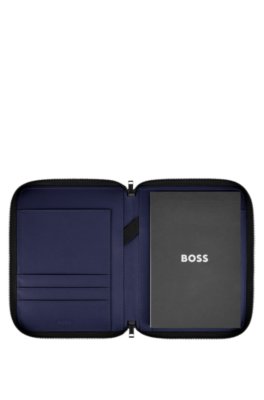Boss Varsity-inspired folder with oversized logo patch övrigt herr – bild 3