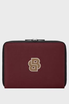 Double B logo folder with varsity inspiration, ダークレッド