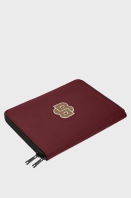 Double B logo folder with varsity inspiration, ダークレッド