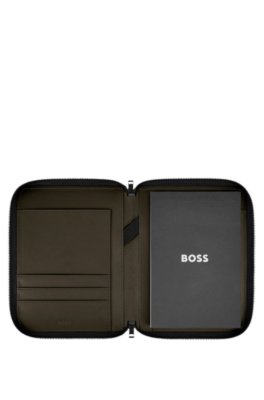 Boss Zipped folder with varsity-style logo patch övrigt herr – bild 4