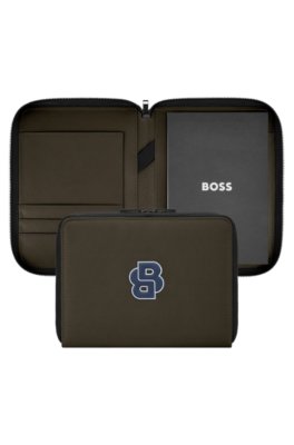Boss Zipped folder with varsity-style logo patch övrigt herr – bild 2