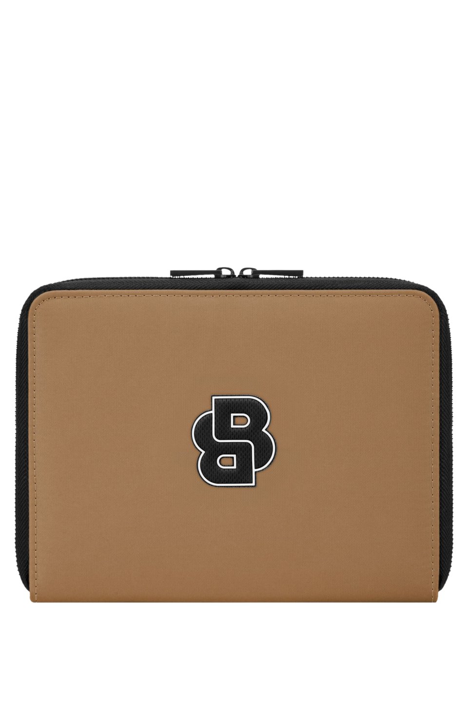 Collegiate-style folder with contrast logo detail