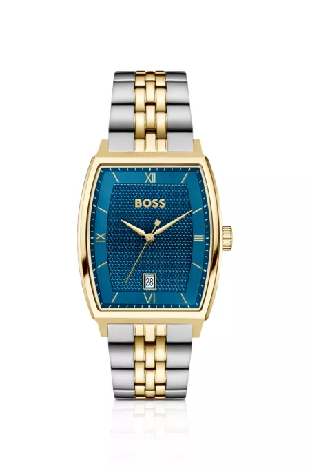 Principle Ark montre à deux tons à cadran bleu texturé