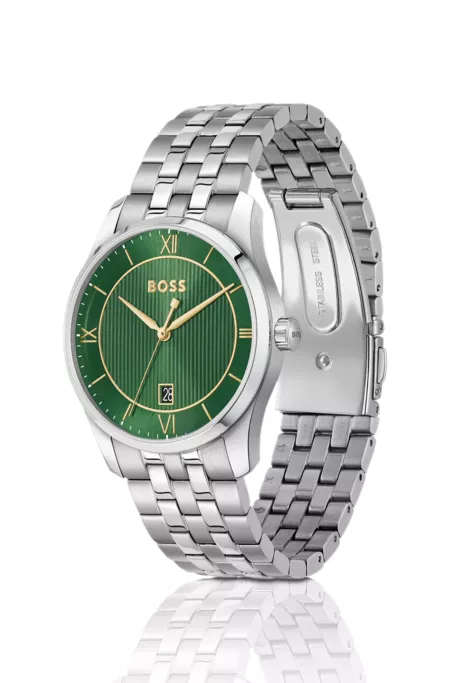 Principle Prestige watch with green textured dial