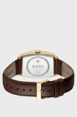 Principle Ark watch with brown textured dial, Dark Brown