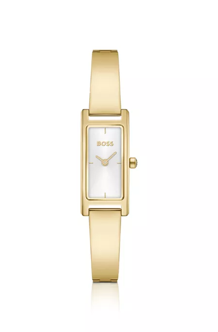 Lucy Allure gold-tone watch with bangle