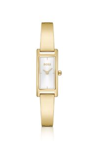 Lucy Allure Montre dor&eacute;e avec bracelet jonc, Couleur dor&eacute;e
