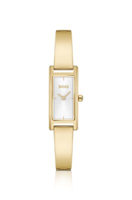 Lucy Allure gold-tone watch with bangle