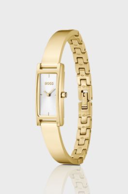 Lucy Allure Montre dor&eacute;e avec bracelet jonc, Couleur dor&eacute;e