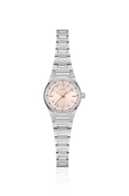 Candor Gracey watch with pink crystal-accented dial