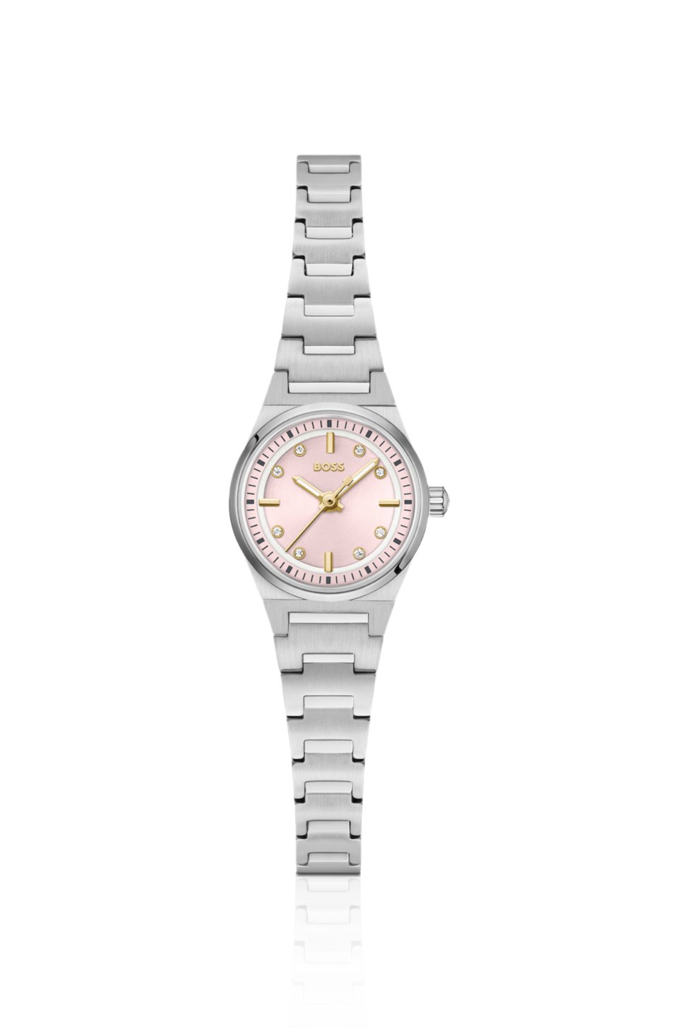 Candor Gracey watch with pink crystal-accented dial
