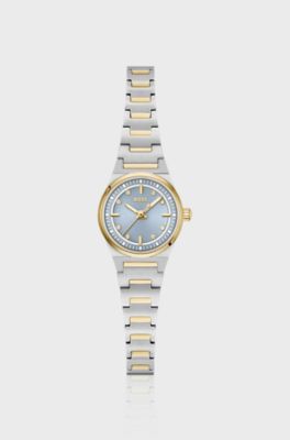 Candor Gracey orologio bicolore con quadrante impreziosito da cristalli, Color argento