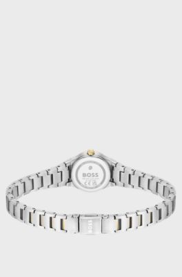 Candor Gracey orologio bicolore con quadrante impreziosito da cristalli, Color argento