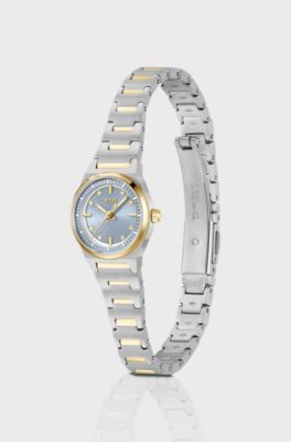 Candor Gracey orologio bicolore con quadrante impreziosito da cristalli, Color argento