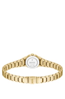 Boss Candor Gracey gold-tone watch with crystal-accented dial analoga klockor dam – bild 2
