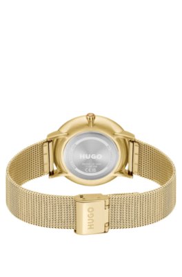 Hugo #Style 3H blue-dial watch with mesh bracelet analoga klockor herr – bild 2