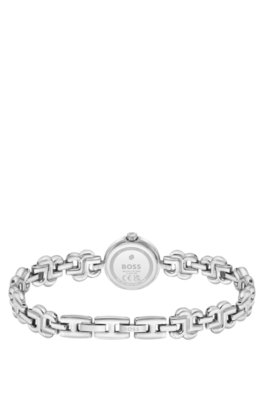 Boss Double B Dressy stainless-steel watch with monogram bracelet analoga klockor dam – bild 2