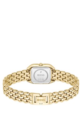 Boss Mae Petite gold-tone watch with crystal-set bezel analoga klockor dam – bild 2