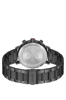 Hugo #Takeoff black-plated watch with black dial analoga klockor herr – bild 2