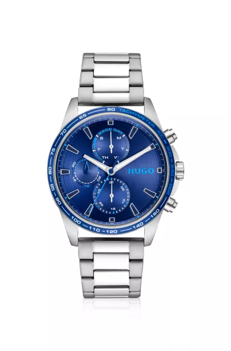 #Drift blue-dial watch in stainless steel