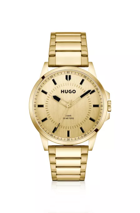 #First gold-tone watch