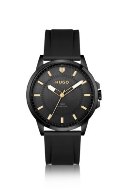 #First black-steel watch, Black