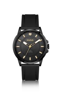 #First black-steel watch, Black