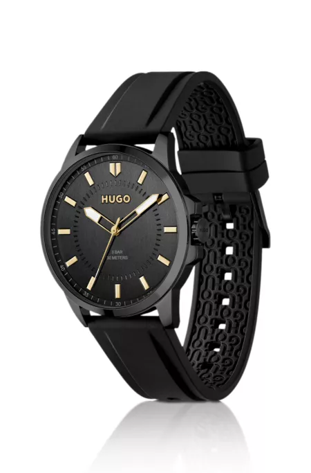#First black-steel watch