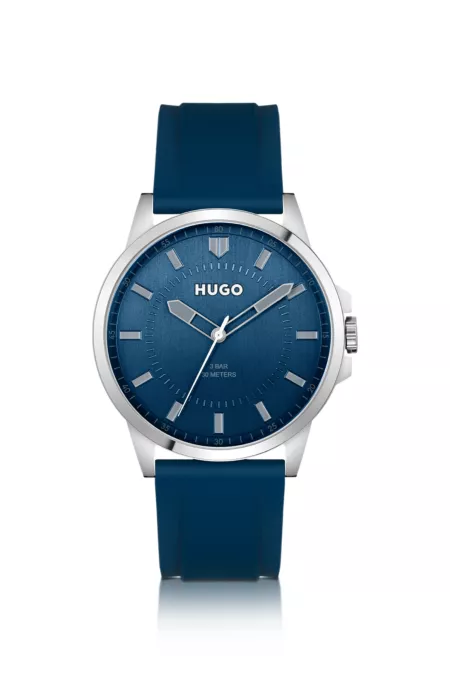 #First silicone-strap watch